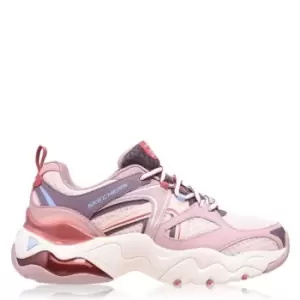 Image of Skechers Dlites 3 Trainers Ladies - Purple