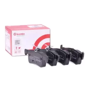 Image of BREMBO Brake pad set PEUGEOT P 61 126 1611331480,1619791480