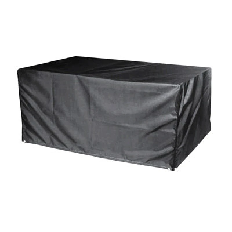 Image of Cozy Bay Ezbreathe Rectangular Dining Table Cover In Black