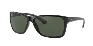 Image of Ray-Ban 0Rb4331 Wrap Around Sunglasses - Black