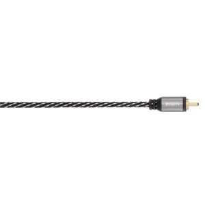 Image of Avinity Subwoofer Cable + Adapter, RCA socket/2 RCA plugs, fabric, gold-pl., 3.0 m