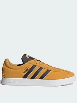Image of adidas Sportswear Mens VL Court 2.0 Trainers - Yellow, Yellow, Size 6, Men