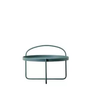 Image of Crossland Grove Melton Coffee Table Teal 65 X 65 X 50Cm