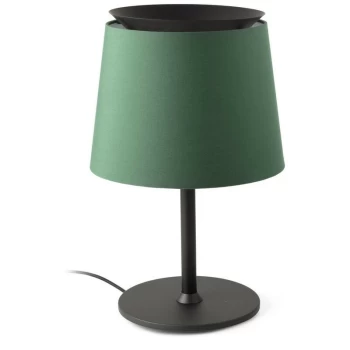 Image of Faro SAVOY - Table Lamp Round Tapered Black, E27
