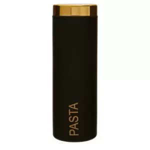 Image of Pasta Canister in Black/Gold