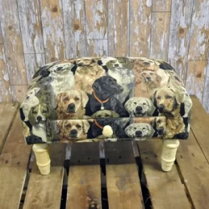 Image of Dogs Footstool with Drawer