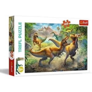 Image of Fighting Tyrannosaurs Jigsaw Puzzle - 160 Pieces