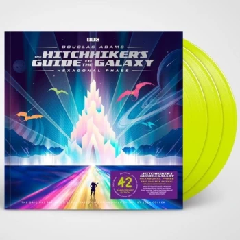 Image of Douglas Adams, Eoin Colfer, Dirk Maggs - The Hitchhiker's Guide To The Galaxy Neon Green Vinyl