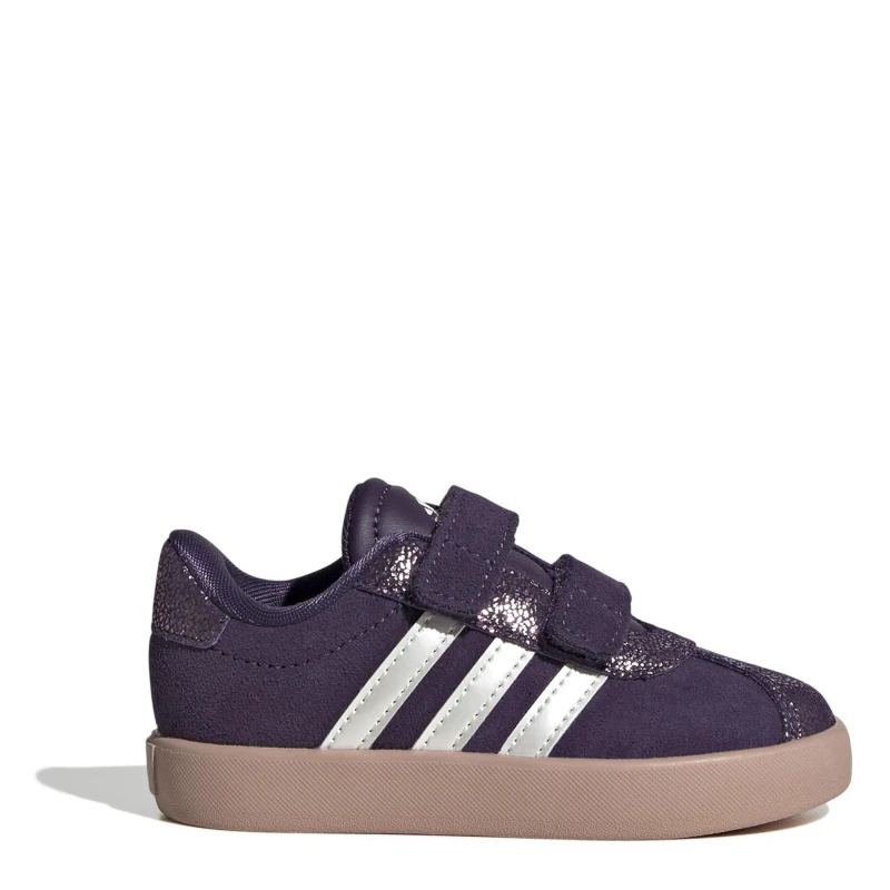 Image of adidas Kids VL Court Infant Low-Top Trainers Aura Plum female C5 (21)