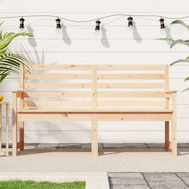 Image of VIDAXL Garden Bench 159.5x48x91.5cm Solid Wood Pine Vidaxl 8720845691844