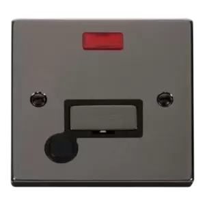 Image of Click Scolmore Deco Ingot 13A Flex Outlet Neon Fused Spur Unit - VPBN553BK