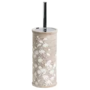 Image of Showerdrape Linen Toilet Brush & Holder