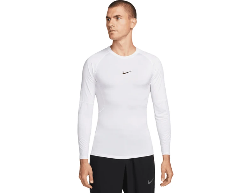 Image of Nike Pro Dri-fit Training T-Shirt White C100 L