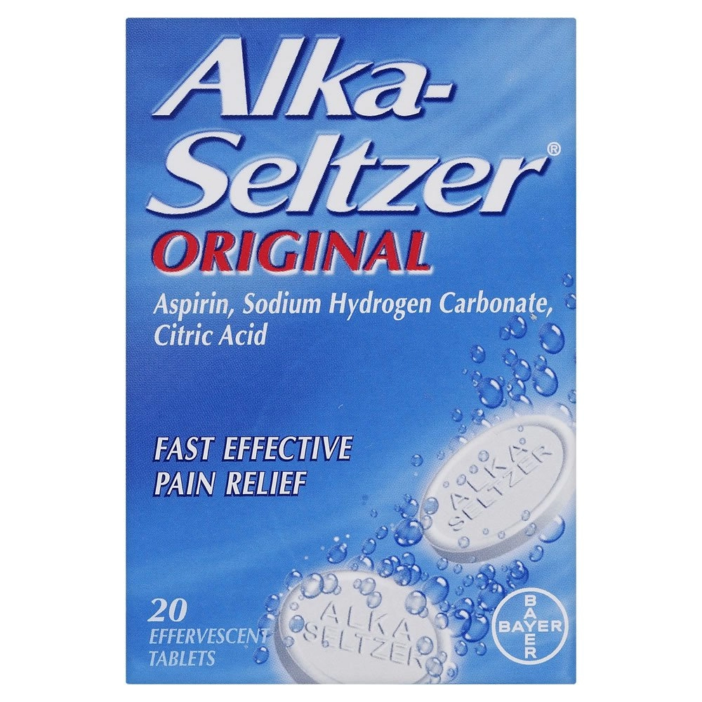 Image of Alka Seltzer Pain Relief Original 20 Tablets