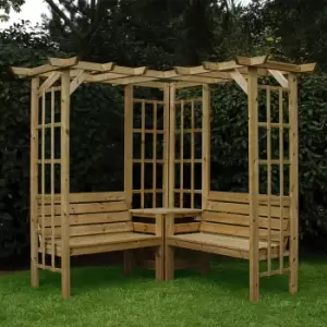 Image of Woodshaw Hampton Large Corner Arbour