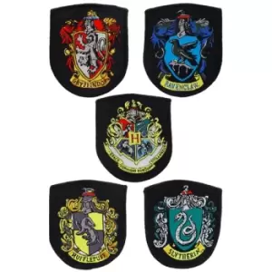 Image of Harry Potter Patches 5-Pack House Crests