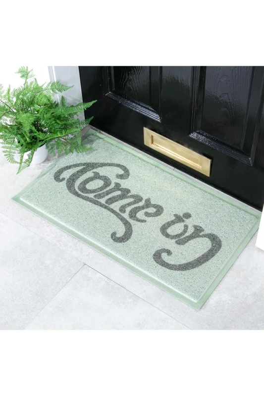 Image of Native Natural Green Come In Go Away Doormat (70 X 40Cm)