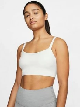 Image of Nike Light Support Indy Bra - White, Size XS, Women