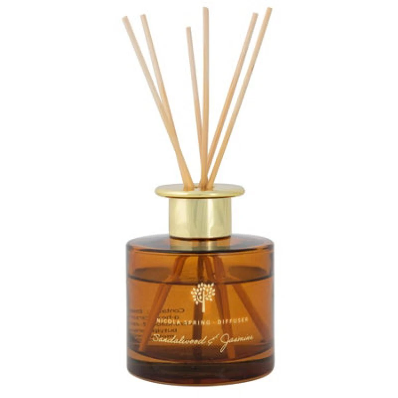 Image of Nicola Spring Reed Diffuser - 200ml - Sandalwood & Jasmine - Sweet Creamy Fragrance With 8 Reeds Long Lasting Scent