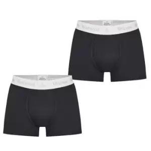 Image of Vivienne Westwood 2 Pack Boxers - Black