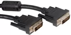 Image of Roline Dual Link DVI-D to DVI-D Cable, Male to Male, 5m