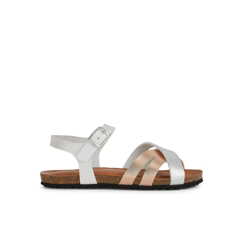 Image of Geox Girl's sandals Geox Chilene Blanc Female 34