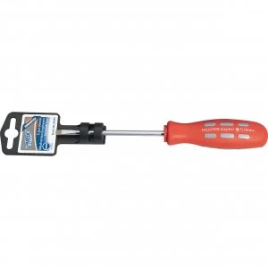 Image of Draper Expert Mechanics Soft Grip Parallel Slotted Screwdriver 5mm 100mm