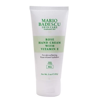 Image of Mario Badescu Hand Cream with Vitamin E - Rose 85g/3oz