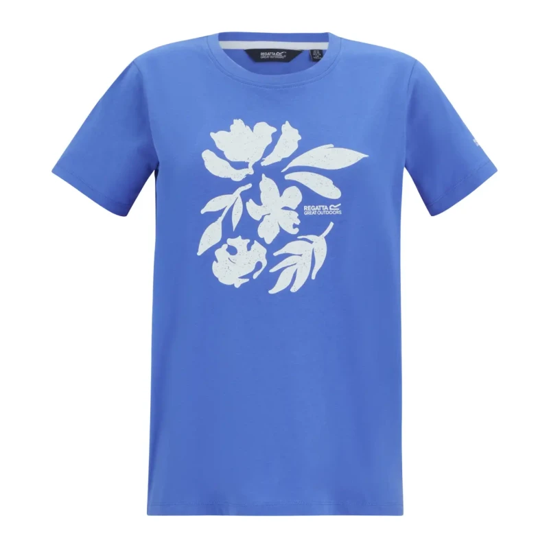 Image of Womens T-Shirt Regatta Filandra VX Bleu Female 50