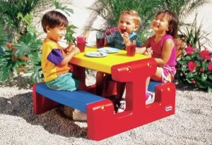 Image of Little Tikes Large Picnic Table Primary.