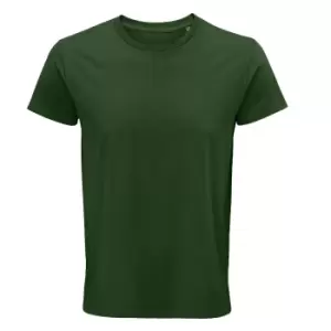Image of SOLS Mens Crusader Organic T-Shirt (M) (Bottle Green)