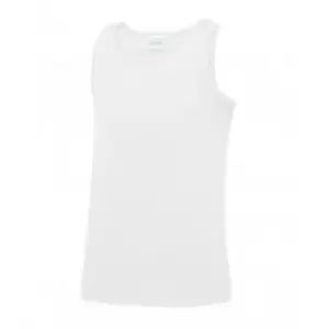 Image of AWDis Childrens/Kids Just Cool Sleeveless Vest Top (5-6 Years) (Arctic White)