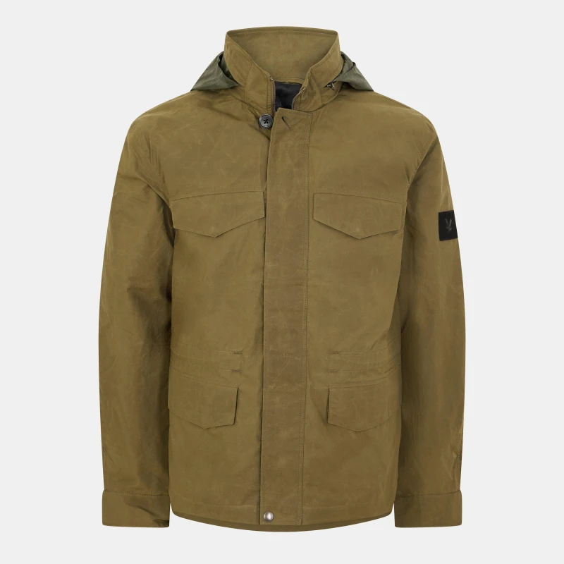 Image of Lyle and Scott Lyle Field Jacket - Green Green XS