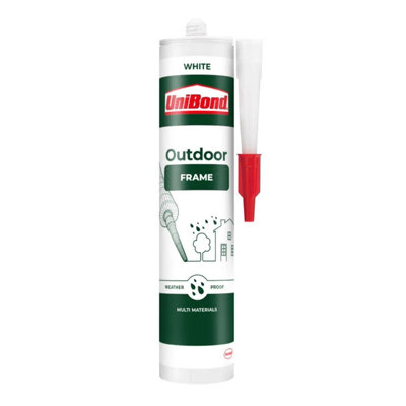 Image of Unibond Durable Weatherproof Sealant Frame Cartridge White, 384G
