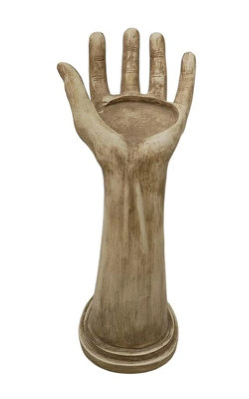 Image of Minster Hand Wine Bottle Holder - Resin - L22 X W14 X H32 Cm