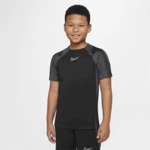Image of Nike Dri-FIT Strike Big Kids Soccer Top Juniors - Black