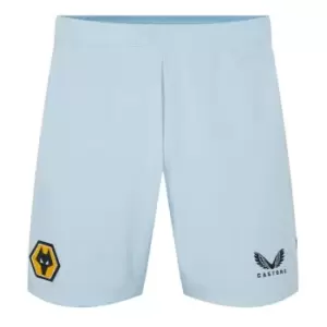 Image of Castore Wolverhampton Goalkeeper Home Shorts 2022 2023 Adults - Blue