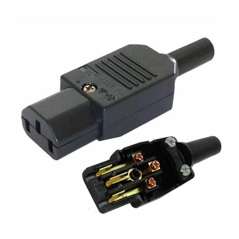 Image of Kaiser 10 AMP C13 IEC 320 REWIREABLE SOCKET CONNECTOR - WIRE INSERT