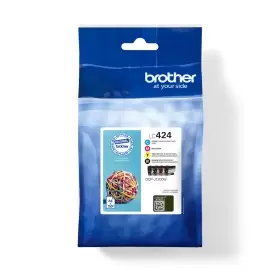 Image of Brother LC424VAL Black and Colour Ink Cartridge 4 Pack (Original)
