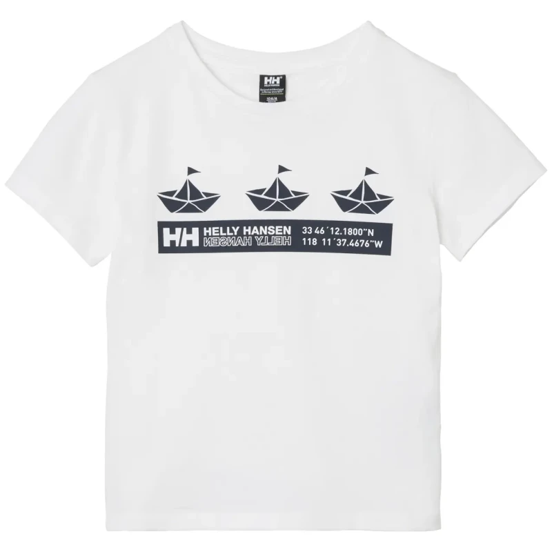 Image of Helly Hansen Kid's T-Shirt Helly Hansen Graphic Blanc Unisex 7 ans