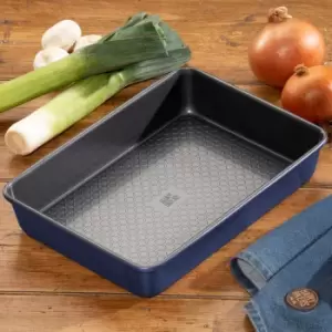Image of Hairy Bikers Large Roasting Tin - Blue