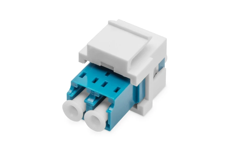 Image of Digitus Fiber optic LC/LC duplex coupler. Singlemode. Keystone module