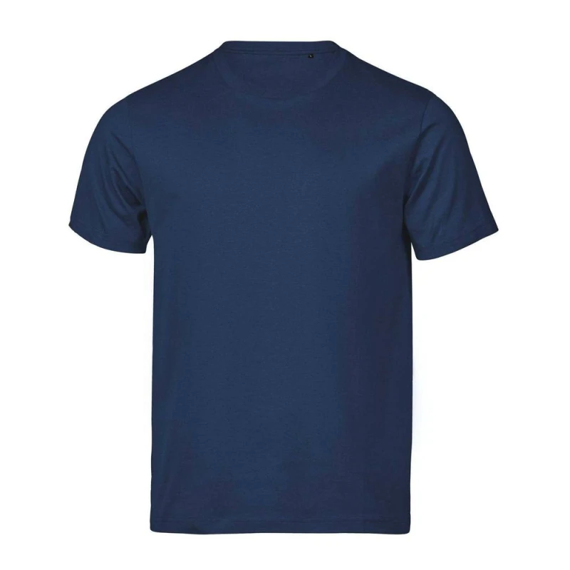 Image of TEE JAYS Mens Urban Luxury T-Shirt in Navy Size: XS Navy Male XS