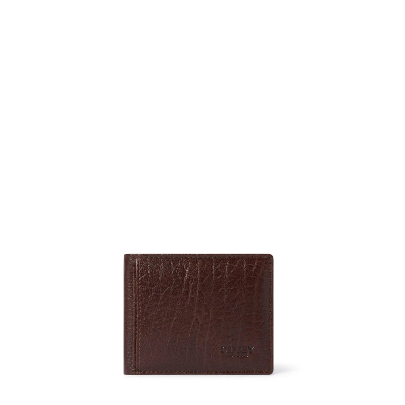 Image of Osprey London Mens Highland Leather Billfold Wallet Chocolate male One Size
