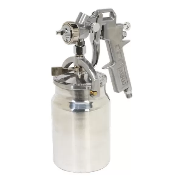 Image of Genuine SEALEY SSG401 Spray Gun Suction Feed 1.5mm Set-Up
