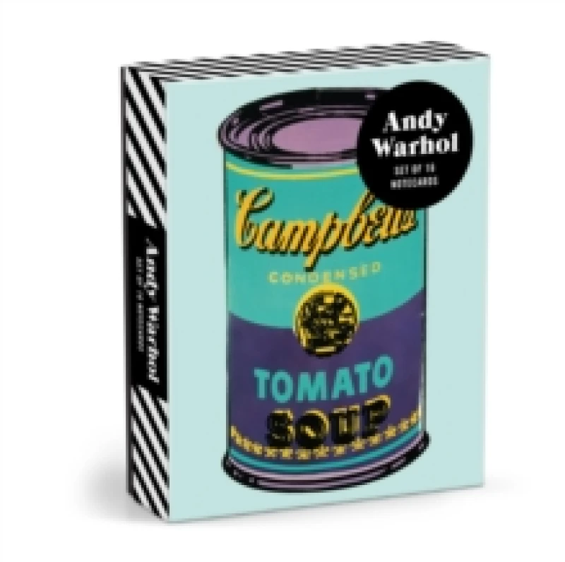 Image of Warhol Pop Art Notecard Set. Postcard book or pack. By Galison, Andy Warhol Books