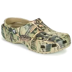 Image of Crocs CLASSIC REALTREE mens Clogs (Shoes) in Kaki. Sizes available:9,11 / 11.5,10,13 / 13.5,11,7,8