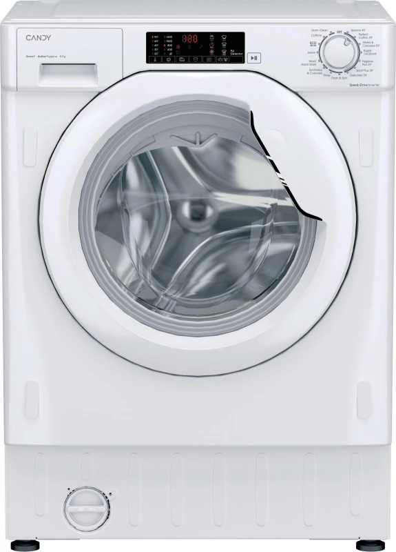 Image of Candy CBW48TWM5J-80 Integrated 8kg Washing Machine with 1400 rpm - White - A Rated