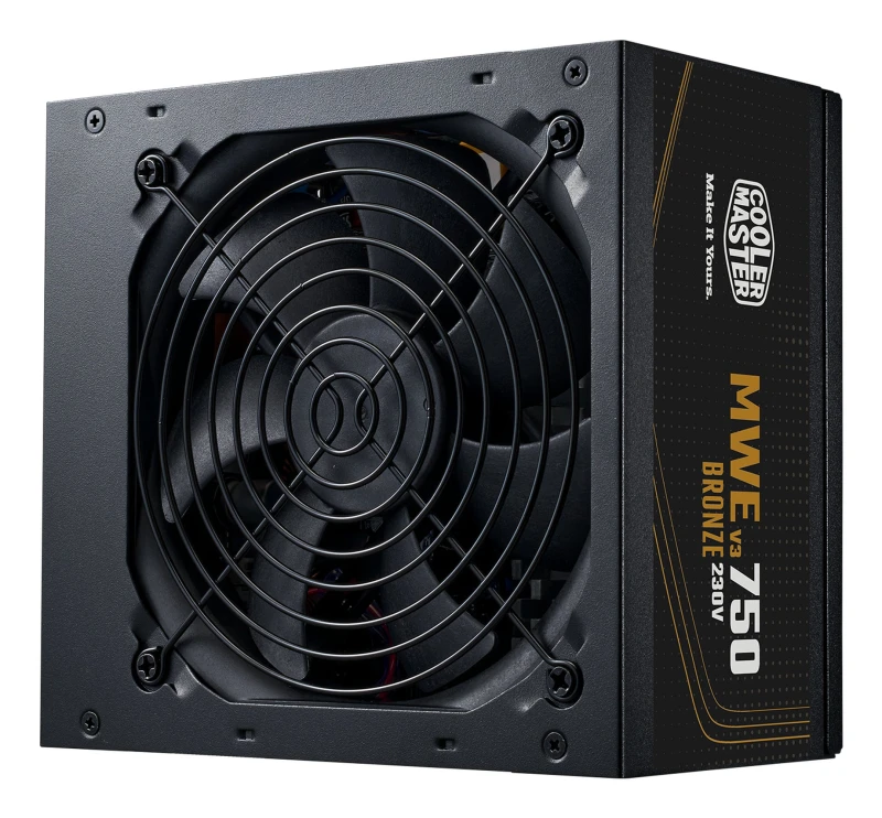 Image of Cooler Master Cooler Master MWE Bronze 750 V3 230V power supply unit 750 W 24-pin ATX ATX Black MPE-7501-ACABW-3BUK