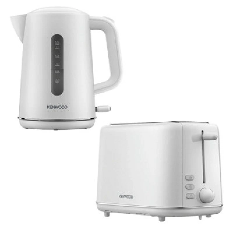 Image of Kenwood Kenwood - Abbey Lux 1.7 Kettle & 2 Slice Toaster Set, White KWPK1